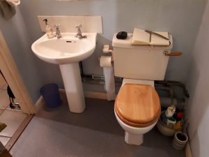 Wet Room Area Before